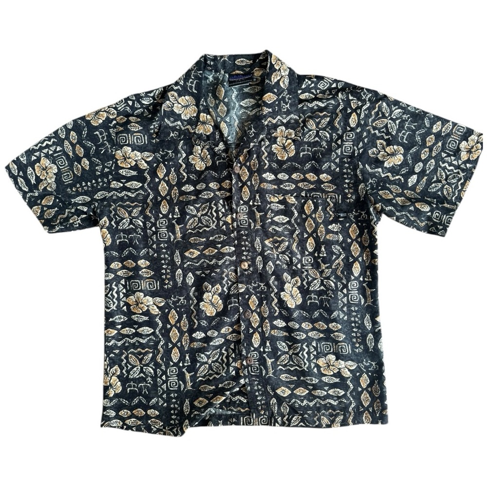 Vintage Thousand Mile Surf Shirt M | Tribal Batik - Made in USA